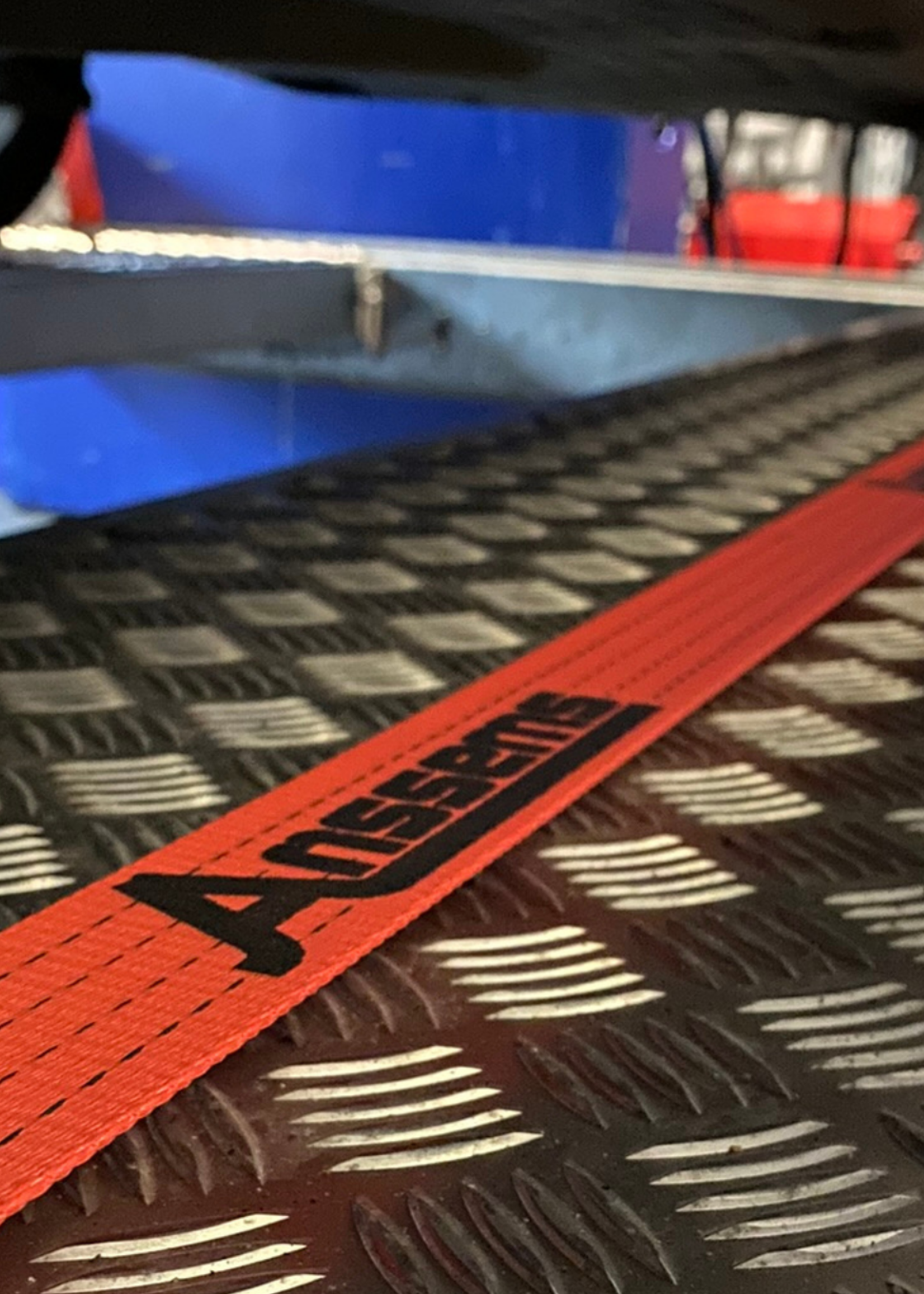 Anssems Jeu complet de sangles d'arrimage pour Transport en voiture - rouge - adaptable sur Anssems AMT / MSX