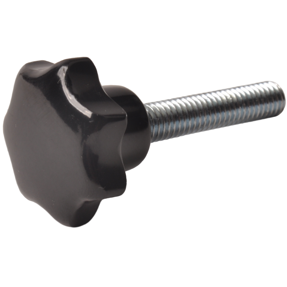 Star knob Bakelite 25 mm (M6x30 mm)