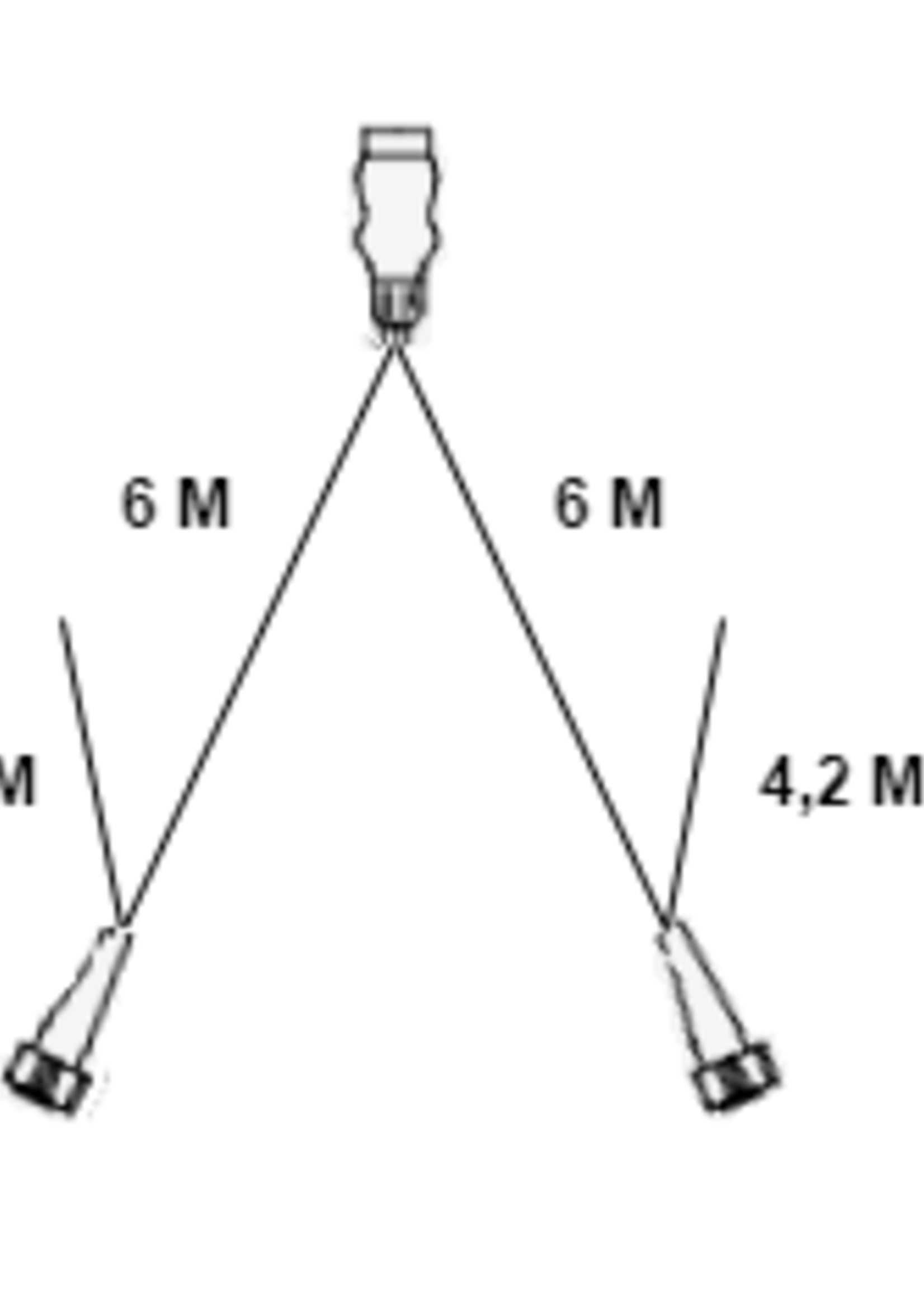 Aspock Type Aspöck faisceau de câble - 6 mètres de long - 13 broches femelle - avec 2x 5 broches mâle - dérivations incluses 4,2 mètres