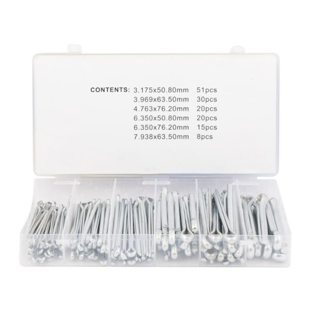 Assortment Of Cotter Pins 144 Pieces 