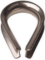 Cantonal Cosse pour câble/fil métallique 4 mm
