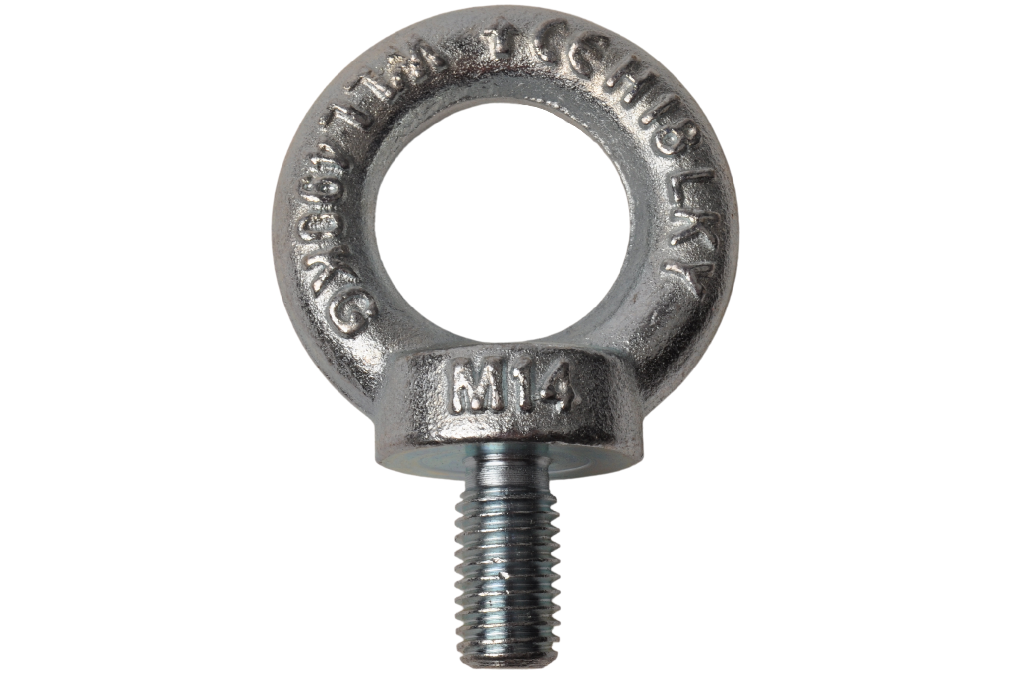 M14 zincplated eye bolt 35 mm eye opening
