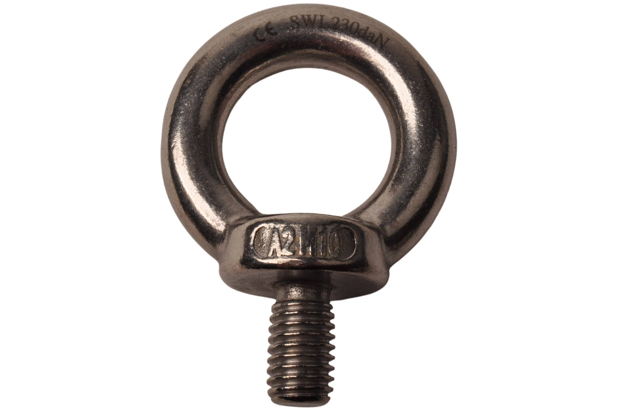 Eye bolt M10 stainless steel 304 eye opening 25 mm and diameter 11 mm