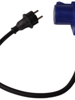 ProPlus Câble de raccordement 40cm de schuko à CEE + prise schuko