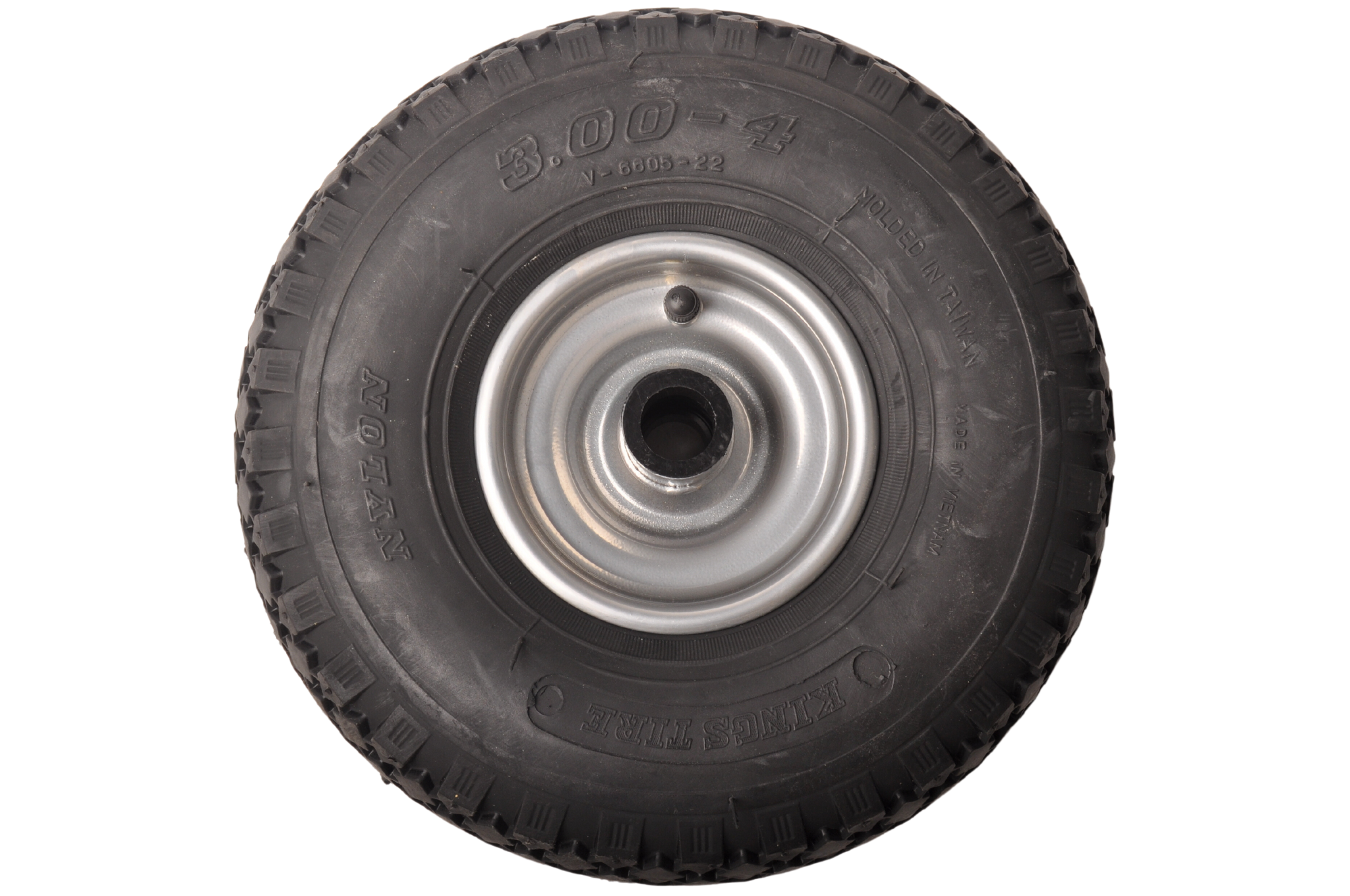 Jockey wheel Ø48 260x85/3.00-4 steel wheel with pneumatic tire