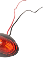 Cantonal Feu de gabarit design rouge/blanc LED sur support