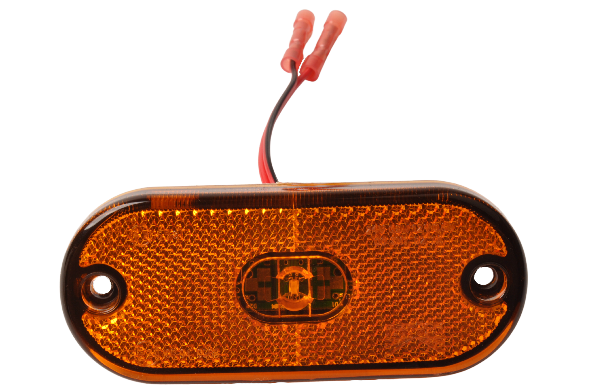 Phare LED Travail 22W Fxlpower - Feu Position Orange/Blanc, 9-60V, IP67, Pour Camion Tracteur Camping-Car