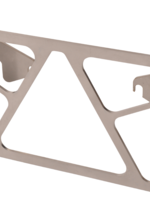 Cantonal Grille de protection Multipoint 5 en acier inoxydable 245x140x65 mm