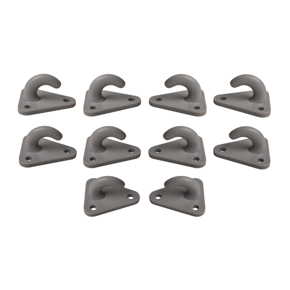 Rope hook Plastic 45x39 mm 10 pieces