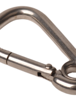 Cantonal Mousqueton en acier inoxydable 60x6 mm - Oeillet 7 mm