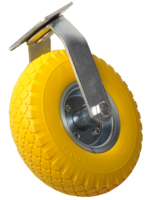 Cantonal Roulette pivotante PU 300x4 - 80 kg - hauteur totale 300 mm