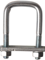 Cantonal Boulon en U/œillet d'attelage - M10 - 80x43 mm