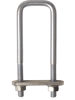 Cantonal Boulon en U/œillet d'attelage M10 140x43 mm