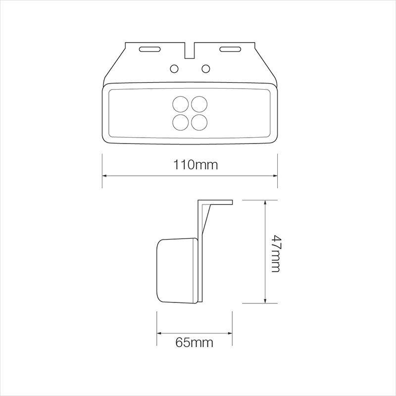 Feu De Position Latéral LED Pour Mercedes Classe G W463 (2002-2014) - Ambre+rouge, Garantie 6 Mois