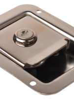 Cantonal Serrure à palastre en acier inoxydable 120x90 mm à fermeture identique