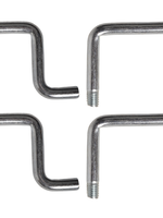 Cantonal Arceau d'arrimage avec tige filetée 10 mm 800 DaN - 4 pièces