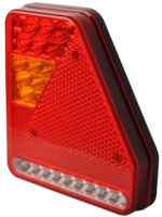 Cantonal Feu arrière LED Glotrac droit - 208x188x40 mm