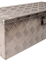 Cantonal Boîte à timon en aluminium à motif larmé de 2,5 mm d'épaisseur - superstructure - 76,5x33x24,5 cm