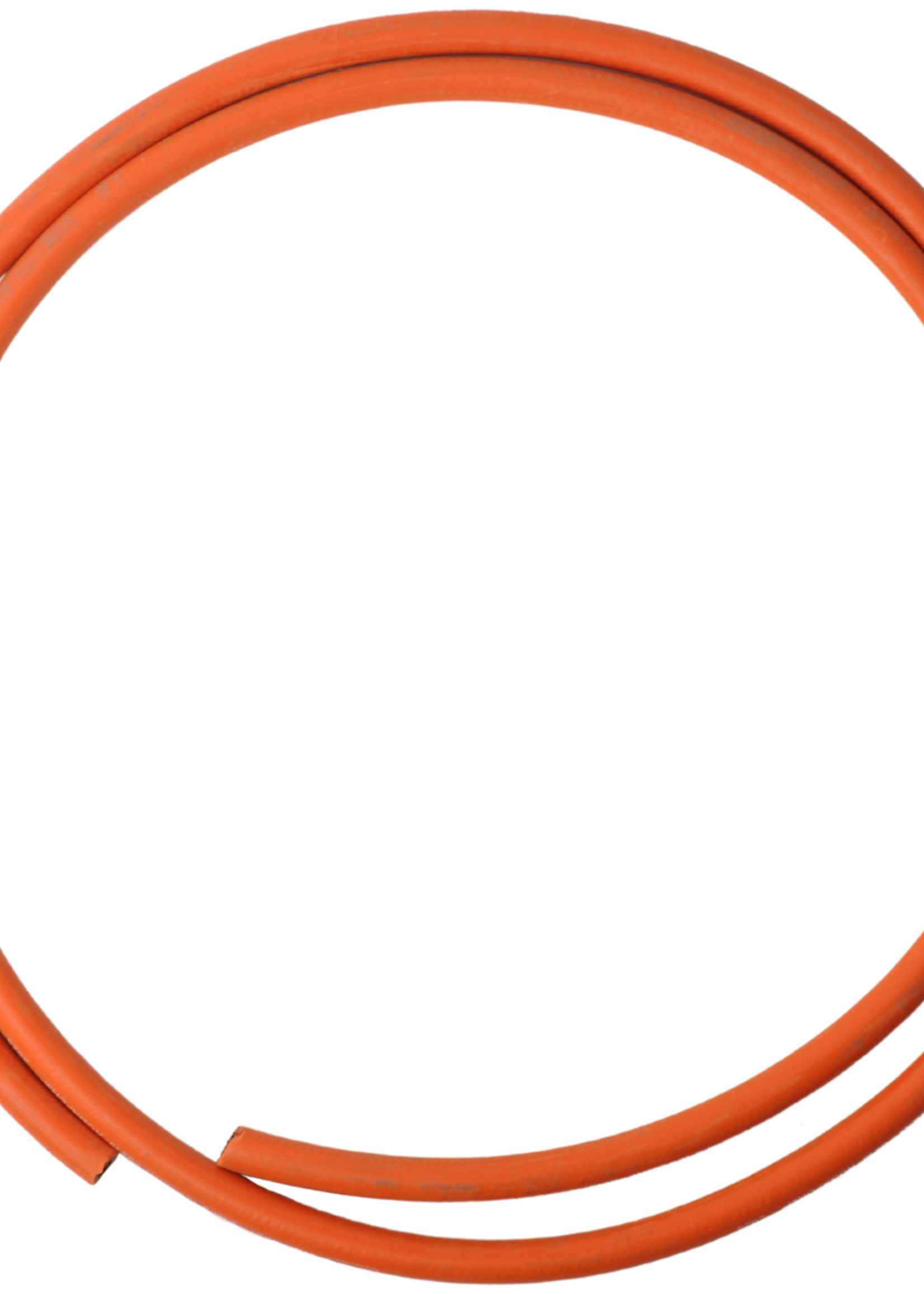 Cantonal Tuyau de propane/gaz - orange - diamètre intérieur 8 mm - diamètre extérieur 15 mm