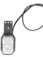 Aspock Flexipoint LED sur support - blanc/rouge - droite