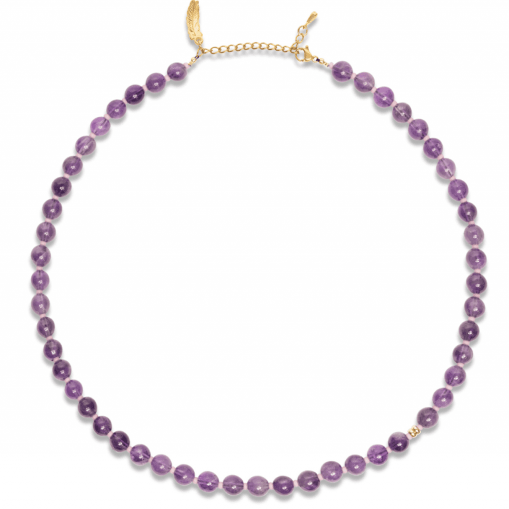 Purpers Exclusive Ketting  Le Veer - Bubble purple