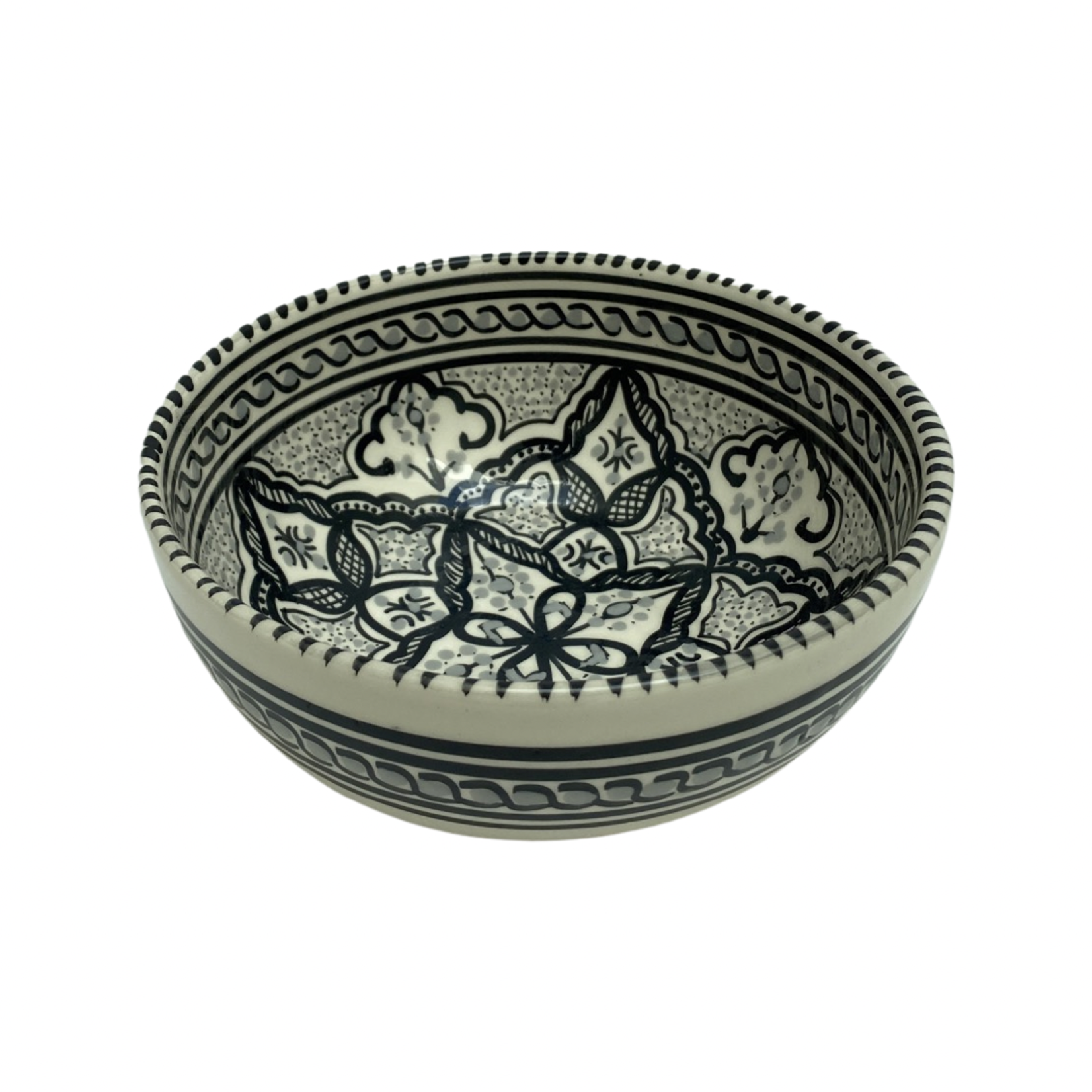 Purpers Choice Twinning handpainted bowl 15 cm  black pattern