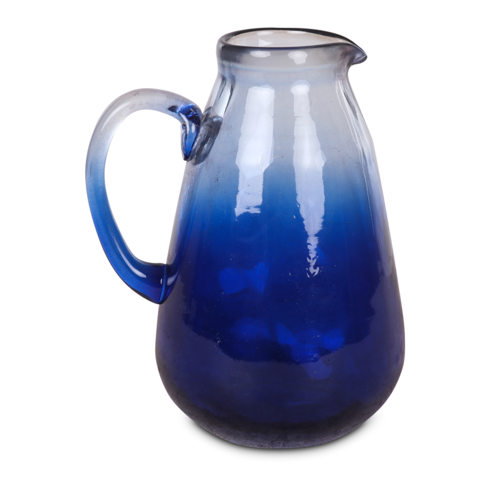 Purpers Exclusive Water Karaf glas blauw 20x17cm