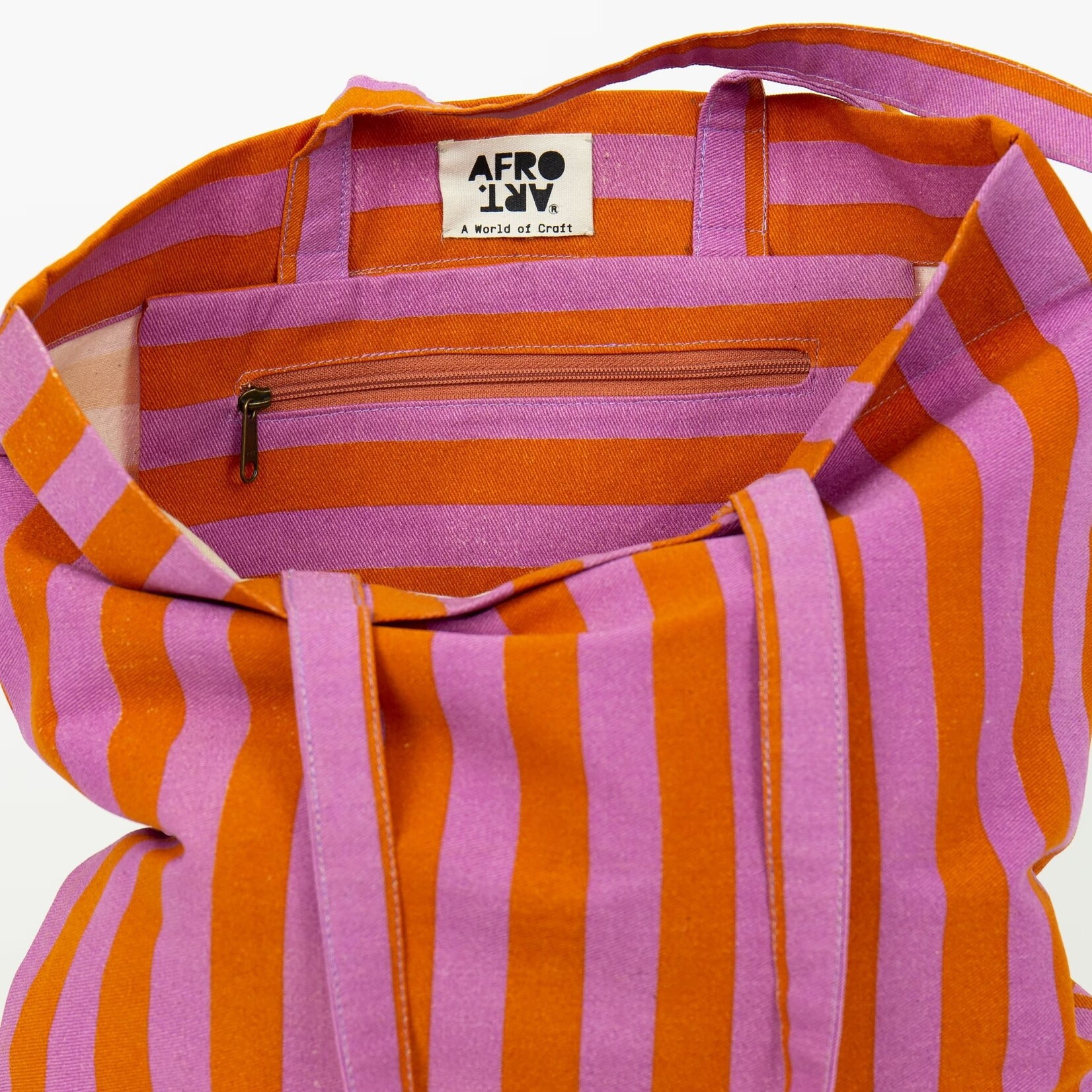 Purpers Choice Randa Bag Oranje Roze 35x40cm