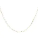 Purpers Choice Ketting witte hartjes