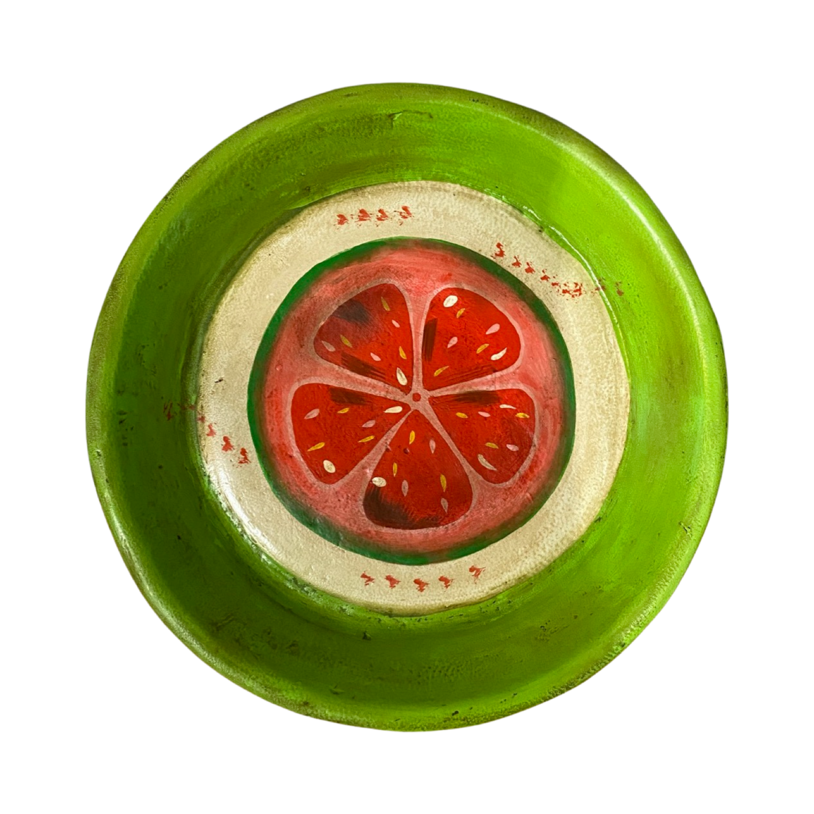 Purpers Choice Groene tray met meloen 37 cm