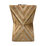 Purpers Choice Bijzettafel zigzag hout 54 cm