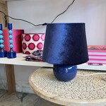 Purpers Vintage Lampvoetje donkerblauw