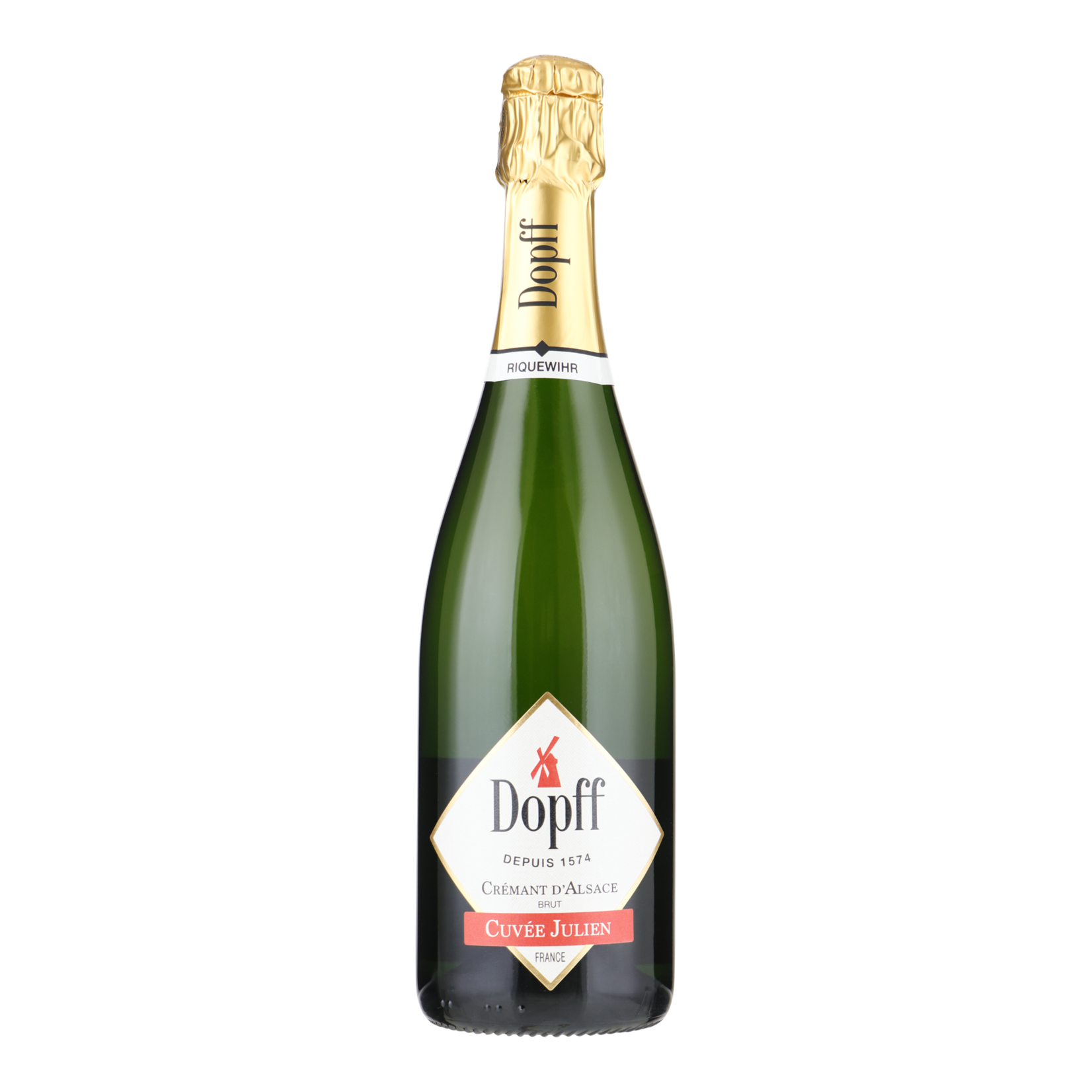 Mousserend DOPFF AU MOULIN Cremant d'Alsace -Cuvee Julien-Brut