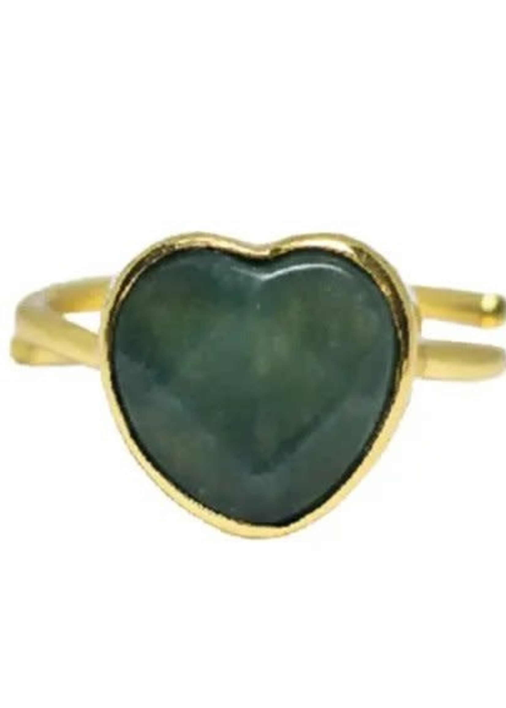 IBU Jewels Ring Love Green