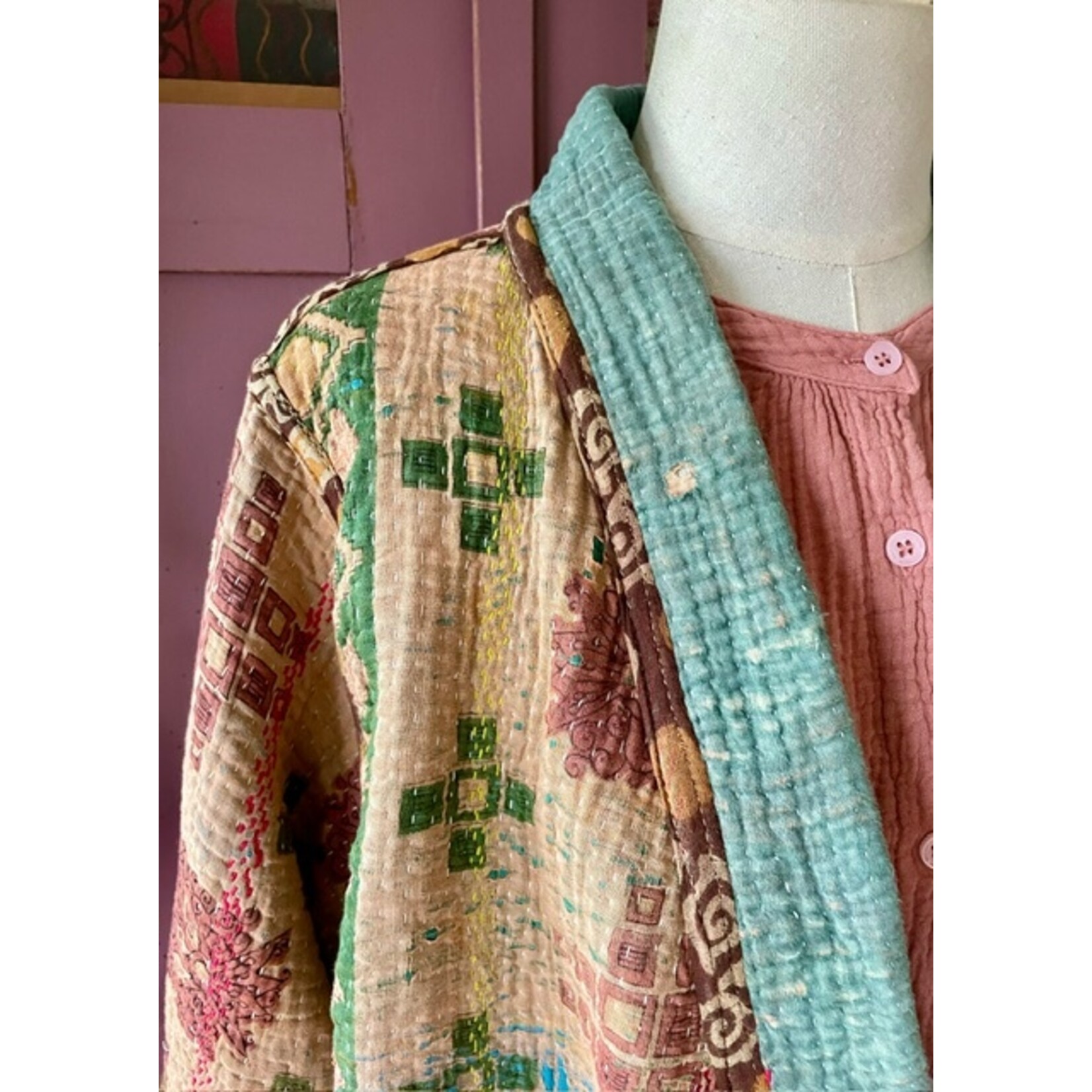 Copine Vintage Kantha Kimono Esmee