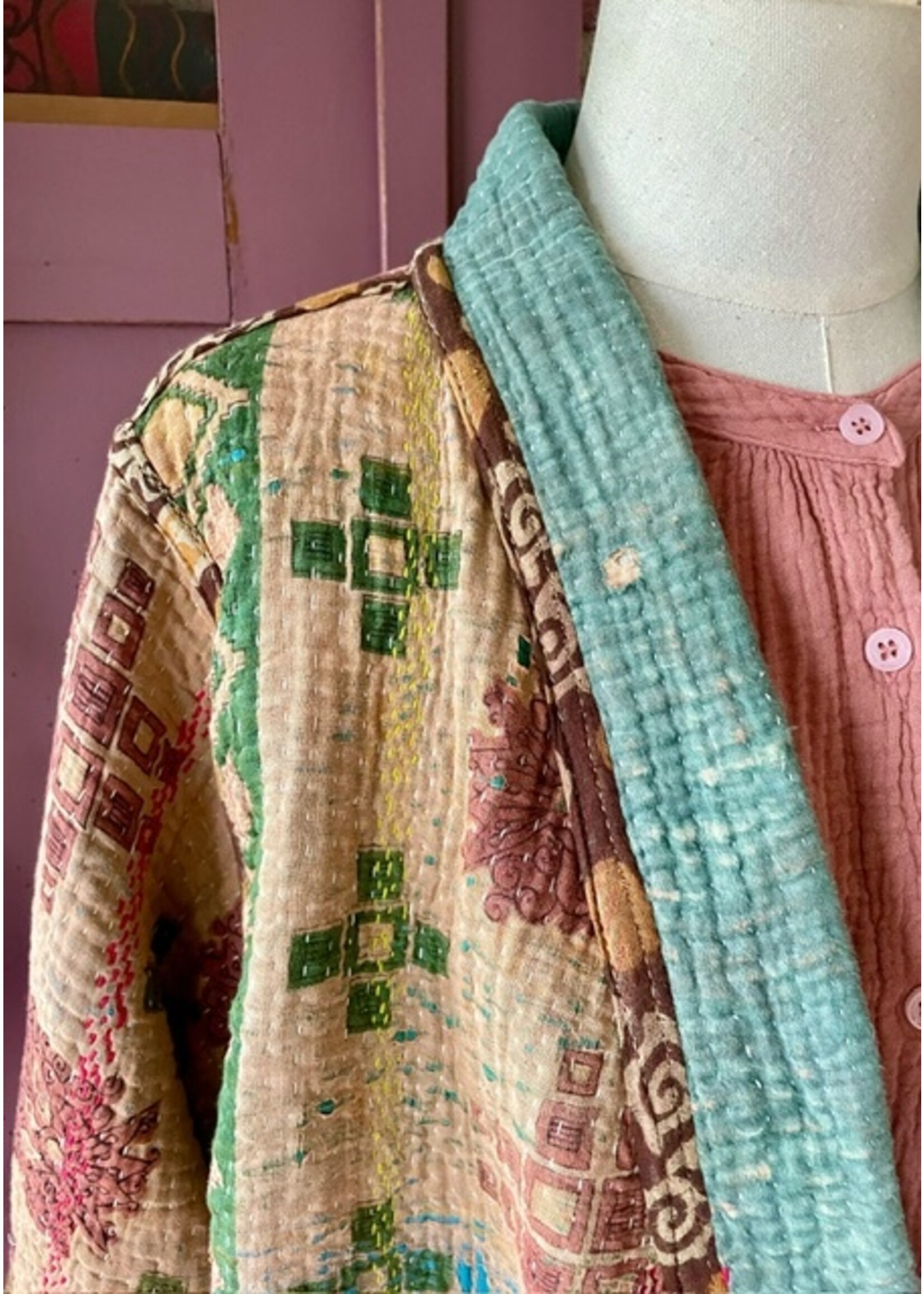 Copine Vintage Kantha Kimono Esmee