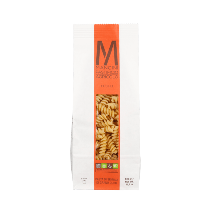 Fusilli aus Hartweizen 500 gr.