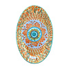 Oval ceramic plate