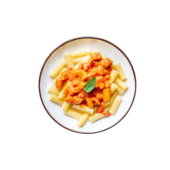 Pasta al pomodoro Durum wheat mezze maniche 500 gr.