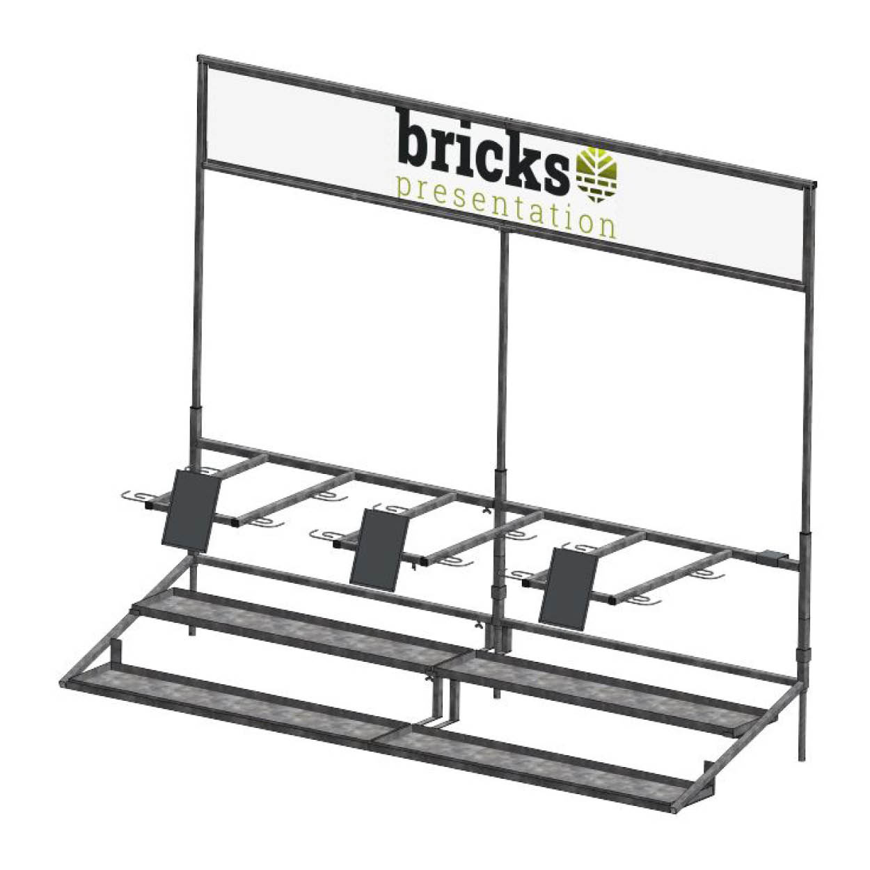 Bricks  Display Bomen - Bricks Big Tree  - Met Topframe