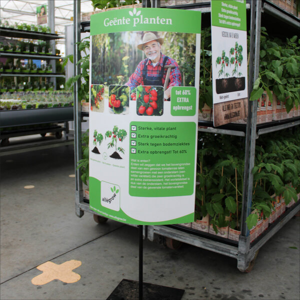 Bricks Accessoire Bloemen/Planten - POS voet met signing