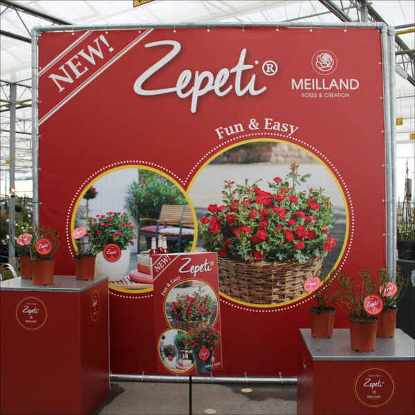 Bricks Accessoire Bloemen/Planten - POS voet met signing