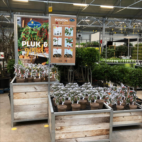 Bricks Accessoire Bloemen/Planten - Bricks Wall Small -  Maatwerk signing