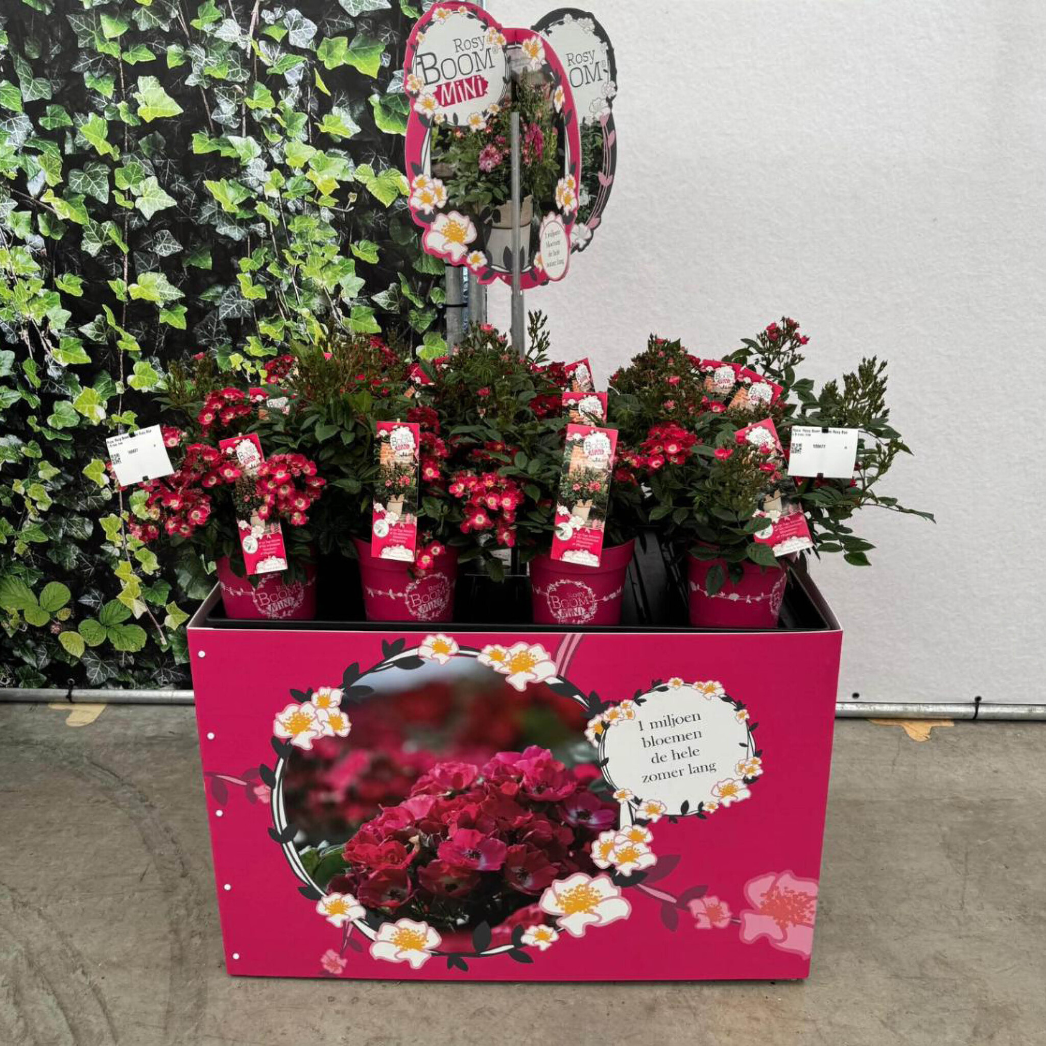 Bricks Palletcover Rosy Boom