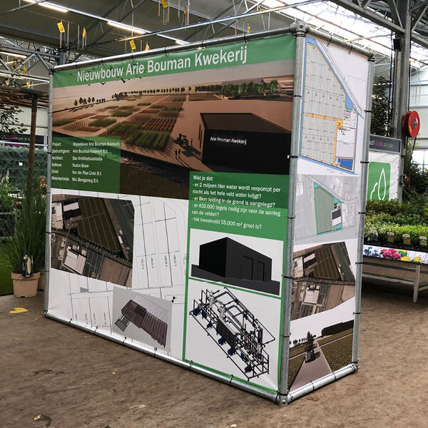 Bricks spandoekframe Maatwerk