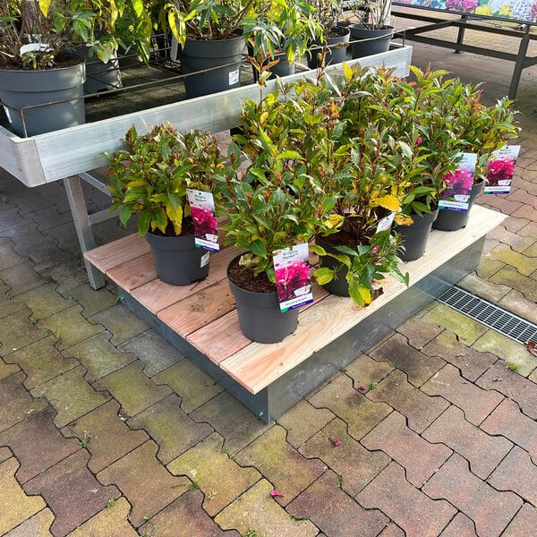 Houten Vlonder Small - Aluminium