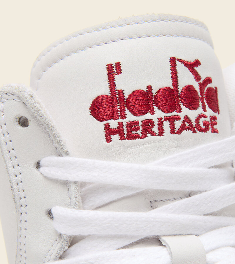 Diadora Mi Basket Used sneakers White / Garnet