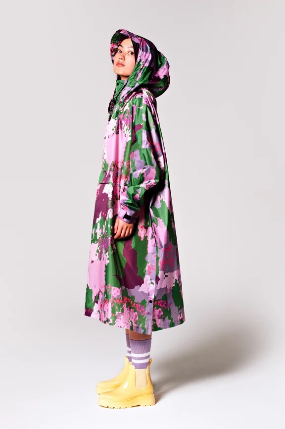 Rainkiss Regenponcho Digi spring camo