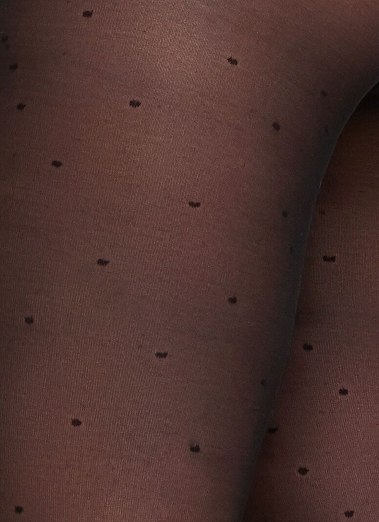 Swedish Stockings Doris dots panty zwart