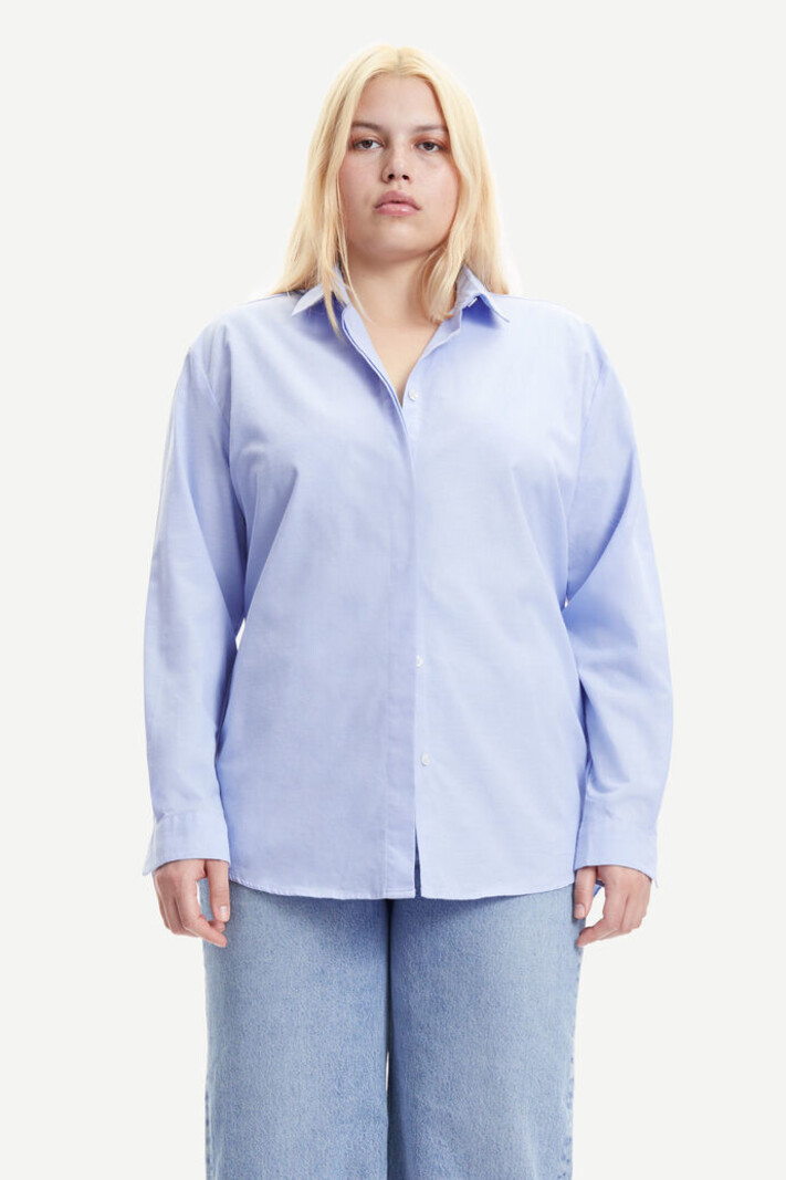 Samsoe Samsoe Samsoe Samsoe Caico blouse oxford blue